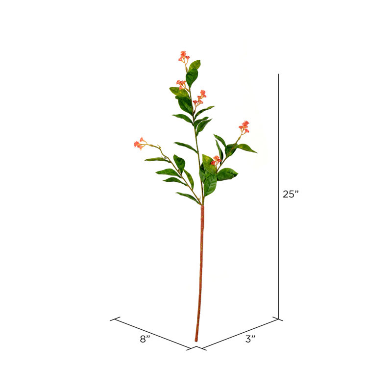 25'' Faux Scimmia Branch
