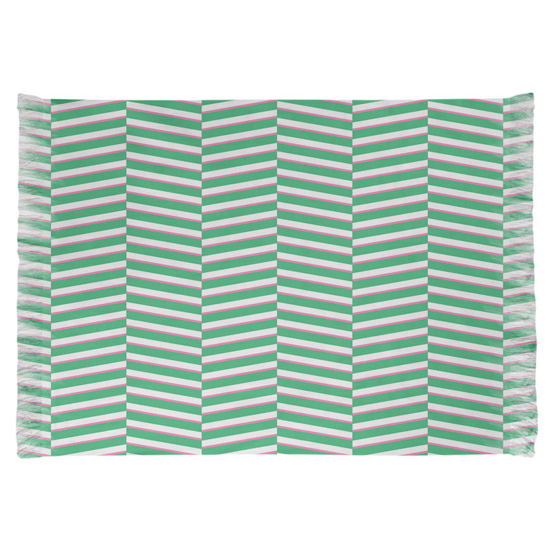 Tapis de zone verte rayures en rupture, Oui