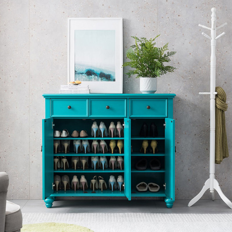 Armoire à chaussures de rangement à couches multiples de style américain