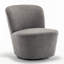 Fauteuil demi-tonneau pivotant Stevie-893427909