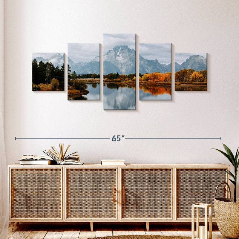 Alvord reflet des Grand Tétons, H 24 po x l 55 po