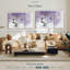 Reproduction sur toile mauve-98978601