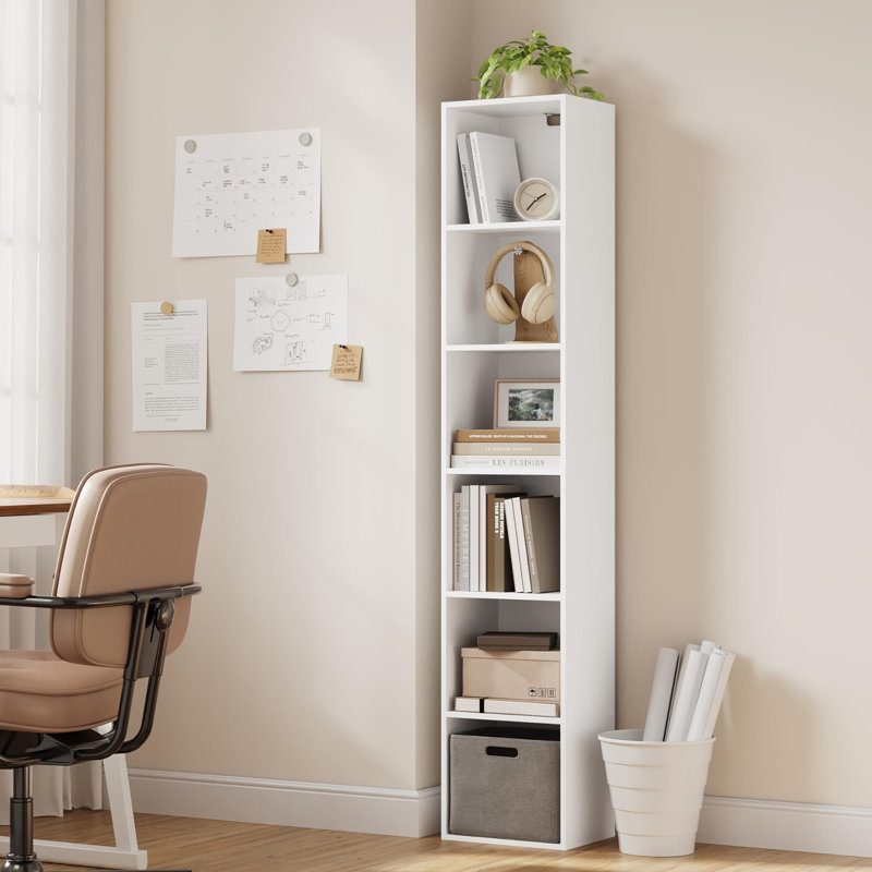 158.5cm H x 30cm W Cube Bookcase, White