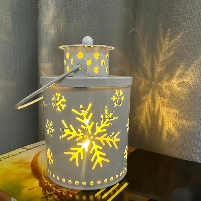 Lanternes de Noël, bougies, petites lanternes à DEL, décoration de Noël et décorations décoratives