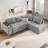 Genett Convertible Sleeper Sectional With Hidden Storage-1758067389