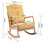 Chaise berçante moderne rembourrée-874699936