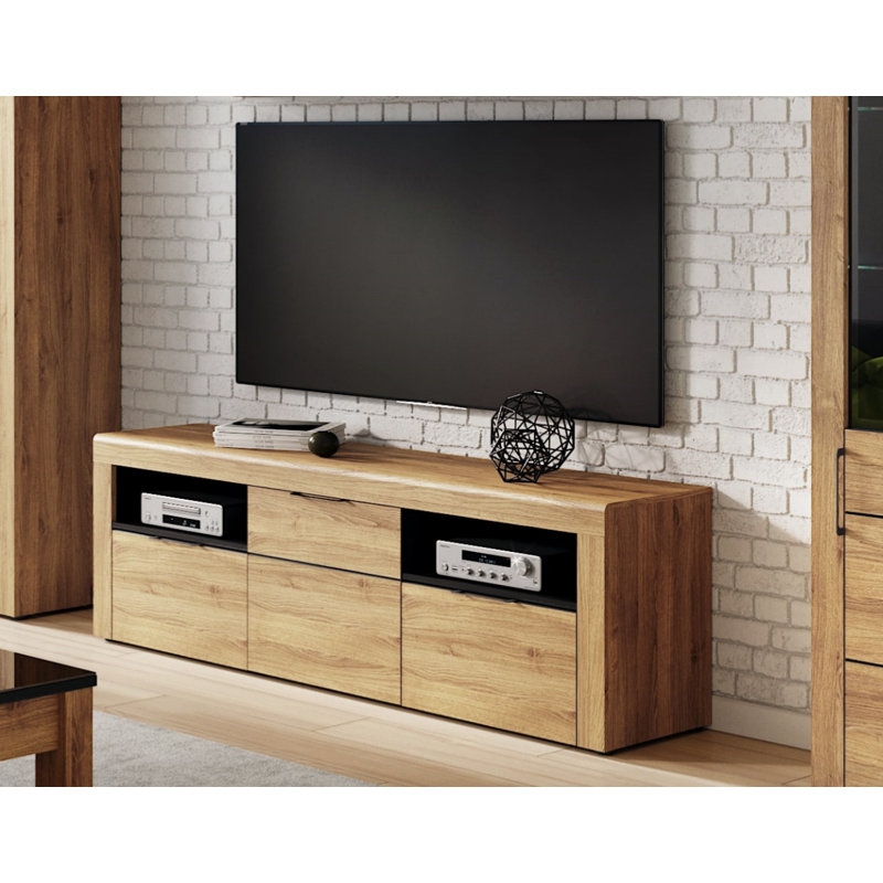 Aniyah Unfinished TV Stand for TVs up to 75"