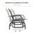 Outsunny 2-Person Outdoor Glider Bench, Patio Double Swing Rocking Chair Loveseat w/Powder Coated Steel Frame for Backyard Garden Porch, Gray