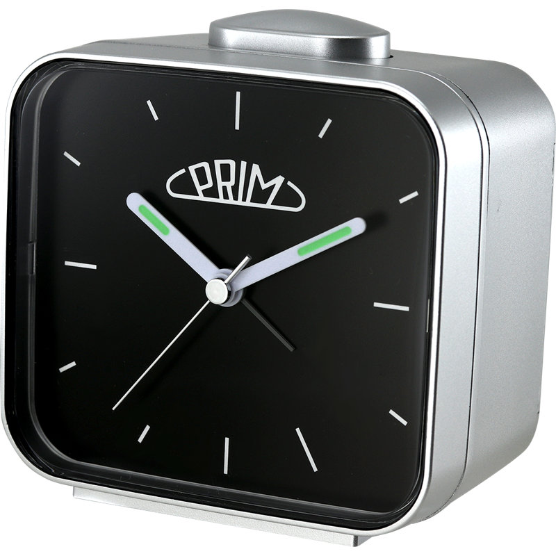 Quartz movement / Crystal Alarm Clock, Black