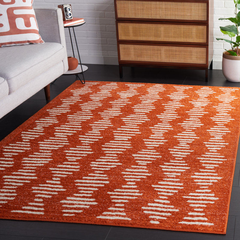 Kabao Tulum Performance Abstract Rug, Rectangle 5'5" x 7'7"