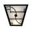 Steel Flush Mounted Sconce