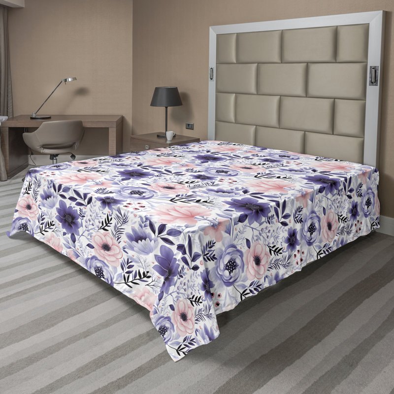 Drap plat Ambesonne, Drap plat pour très grand lit californien