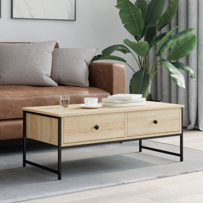 Hubler Four Leg Coffee Table with Storage