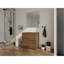 Meuble-lavabo de salle de bain de 30 po (29 1/8 po) sans lavabo, meuble-lavabo sous-comptoir moderne avec double tiroir, meuble-lavabo de salle de bain autoportant, bois d'ingénierie, brun-130611465-130611468