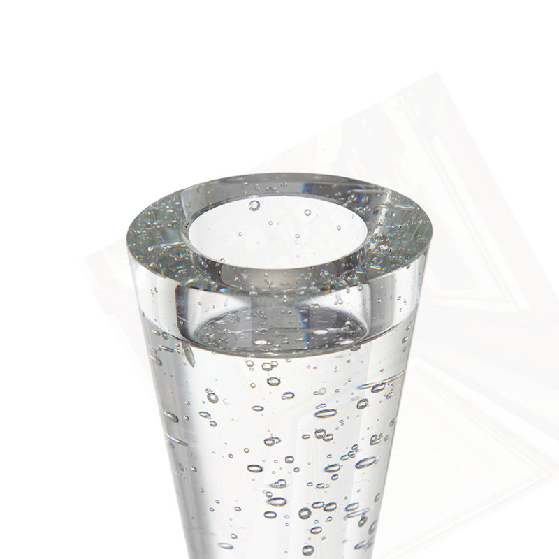 D3.1X10.4" Bubble Candle Holder