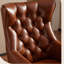 Chaise à dossier haut en similicuir-107361555