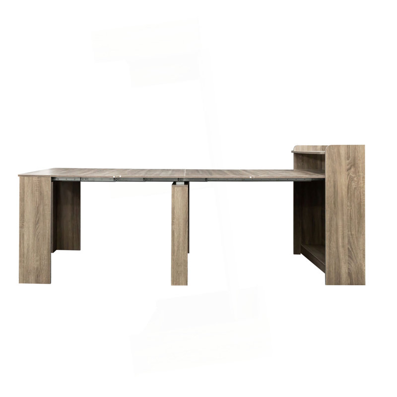 Table de salle à manger extensible moderne avec rangement