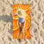 Serviette de plage en microfibre Super Sand sable-1788729887