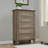 Wood Vintage Chest Dresser With 5 Drawers-1942264183