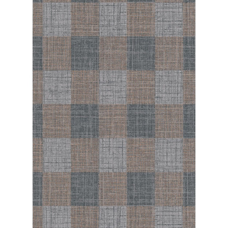 Panneau de papier peint Laqwan, Gris / brun