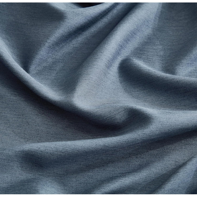 Steel Blue Rayon Bamboo Blend Queen Sheet Set