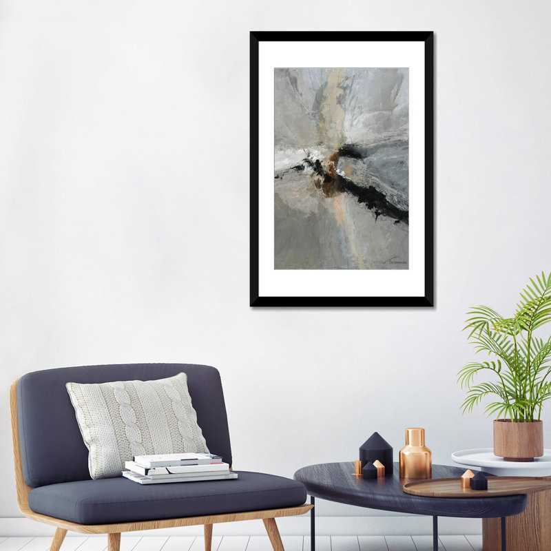 «Dispassion I», reproduction sur toile, H 40 po x l 26 po x P 1,5 po, Pas de tapis, Toile tendue