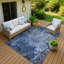 Tapis floral intérieur / extérieur lavable à la machine Derrick ACN2224-2062705369