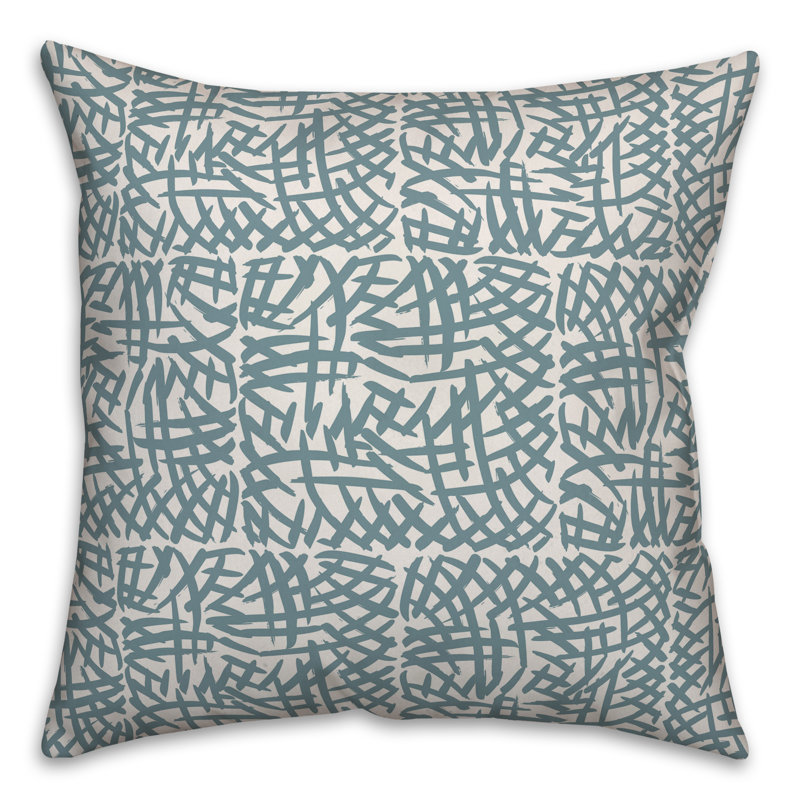  Coussin Swatches, Bleu, 18 po x 18 po
