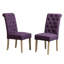 2 chaises mauves en bois massif et 2 pièces en bois-273218538