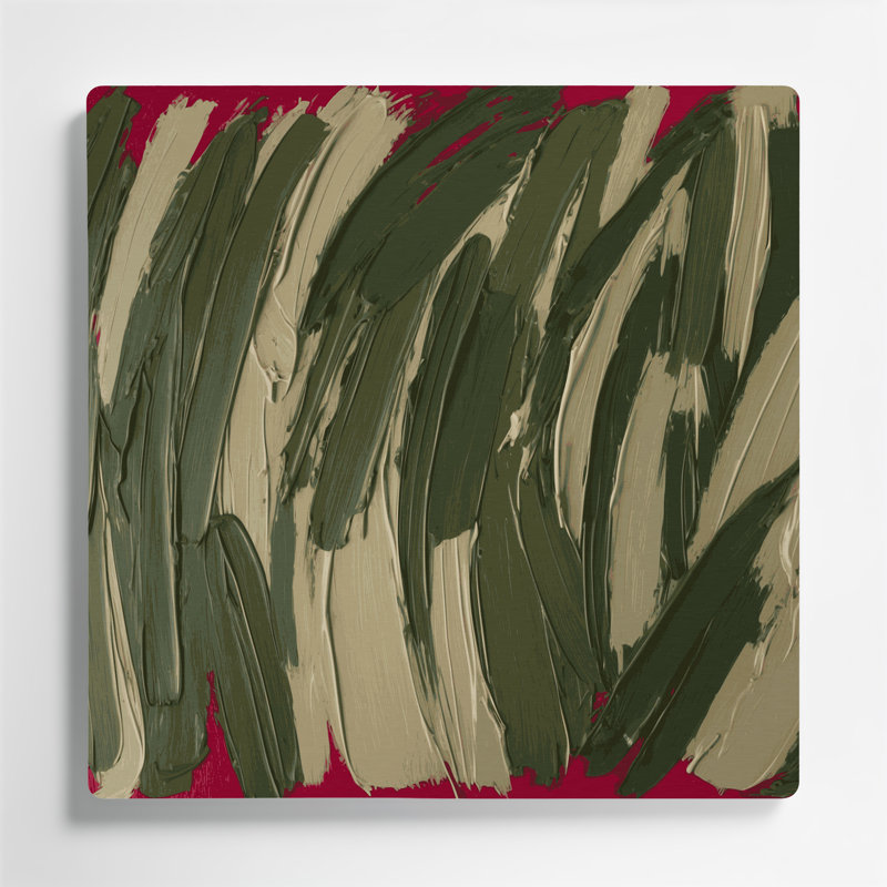 «Neo Expressionism 73», art mural en métal brun, H 12 po x l 12 po