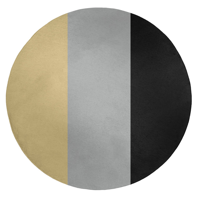 Chenille Indoor Rug, Round 5'
