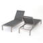 Durable Aluminum Outdoor Chaise Lounges With Adjustable Mesh Seating