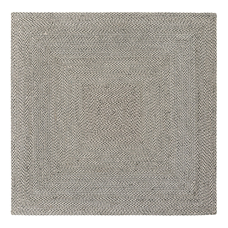  Tapis en jute tressé Tweed, Carré 7 pi 10 po