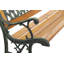 Windsor Metal and Wood Bench