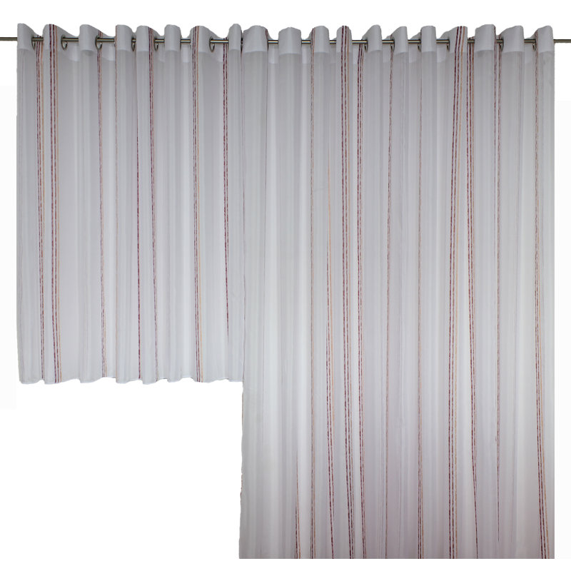 Forsman Semi Sheer Curtain Single Panel, 140cm Width x 145cm Drop