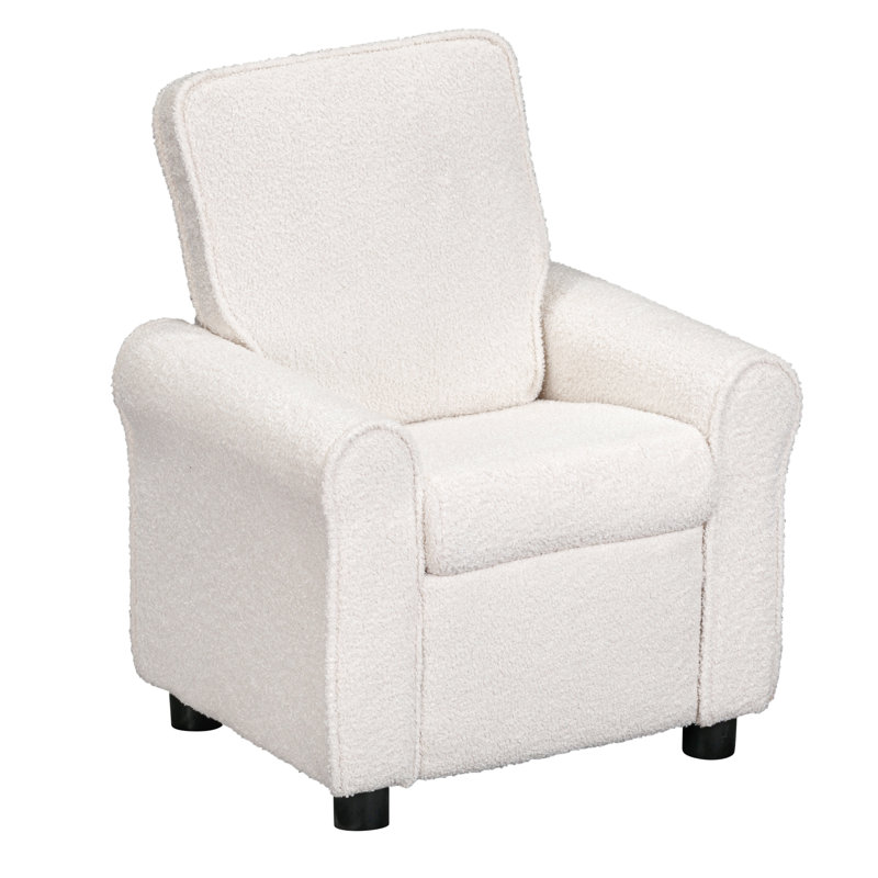 Jordan Kids Recliner Wooly White, White