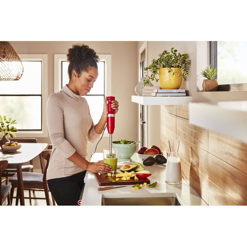 KitchenAid® Variable Speed Corded Hand Blender, Passion Red