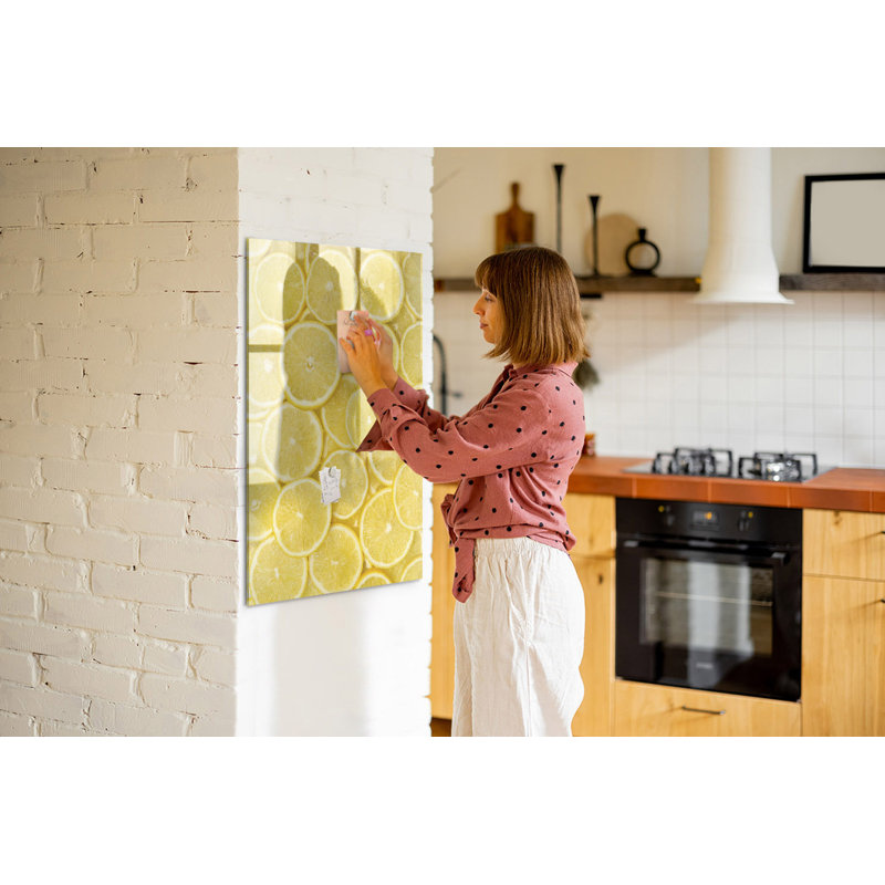 Magnetic Glass Photo Memo Board