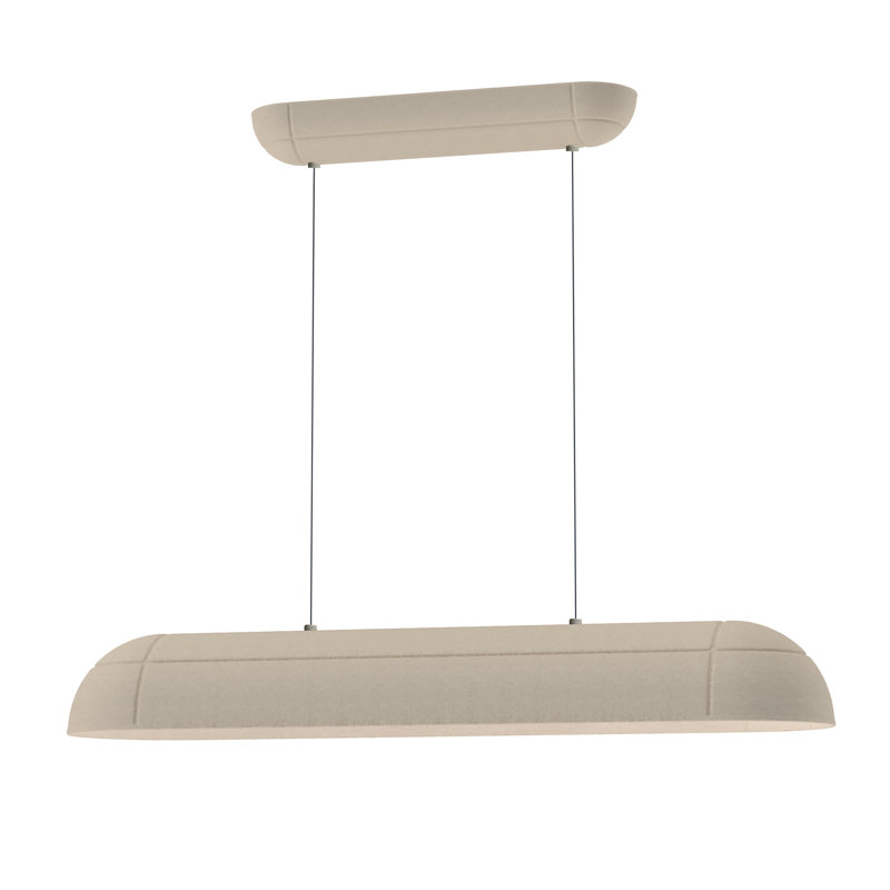 Nava-Linear Pendant, Light Cream