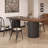 Retro solid wood dining table - safe and versatile-32923809