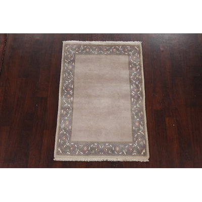 Kelly-Jo One-of-a-Kind 3' 4''X4' 10'' New Age Wool Area Rug in