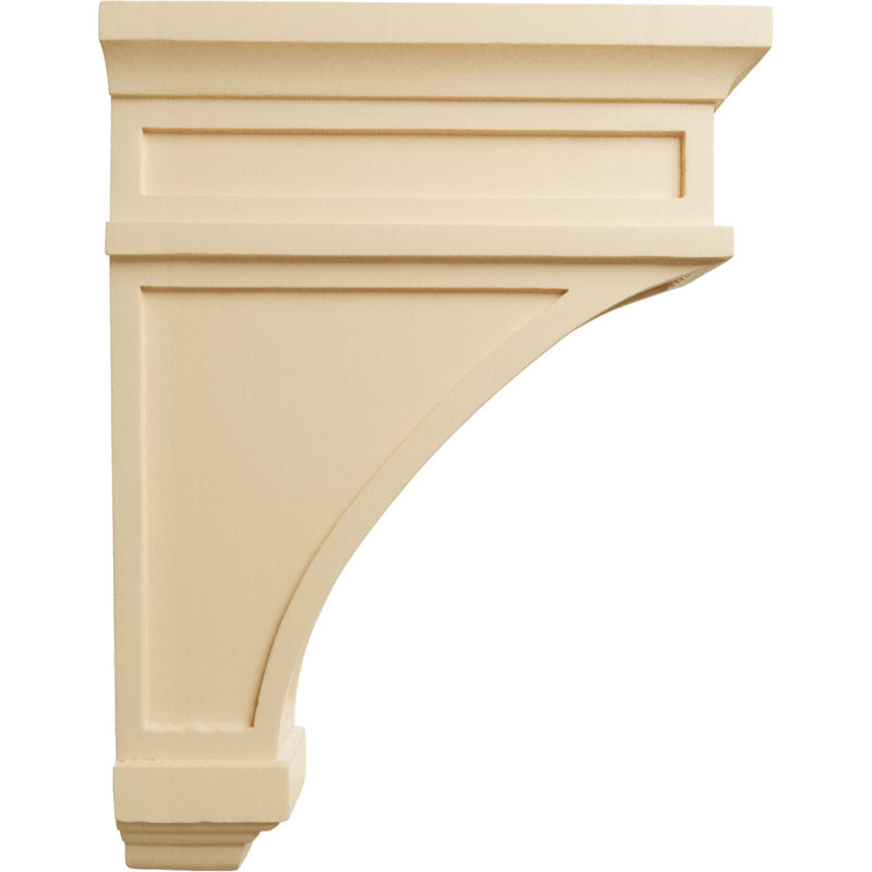 Support en bois / corbeau H 13,75 po x l 4,5 po x P 10 po, Érable