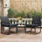 3 Piece Wicker Patio Bistro Set with Coffee Table, Outdoor Rattan Conversation Set for Balcony Porch Garden Yard Poolside-1684336097