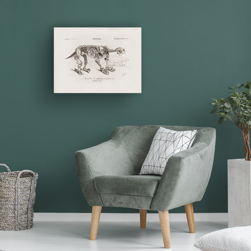 «Charles Dessalines D Megatherium», art sur toile, H 14 po x l 19 po