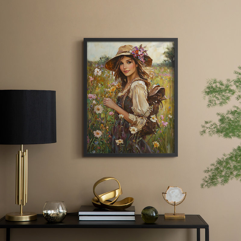 Reproduction encadrée WOMEN Series CCL XXXV - bois massif, Noir, H 21 po x l 17 po