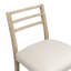 Ensemble de 2 tabourets de bar pivotants en cuir synthétique à hauteur réglable avec dossier et repose-pieds en bois pour îlot de cuisine, brun-rouge-2000715205