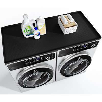 Kmiyivi KMIYIVI Washer And Dryer Covers For The Top, 51.2"" X 25.6"" Washer Dryer Countertop, Washing Machine Cover, Dryer Top Protector