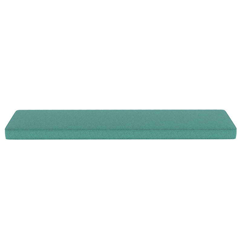 Indoor/Outdoor Sunbrella® Seat Cushion, 44" W x 18" D, Cast Breeze Sunbrella® Plainweave