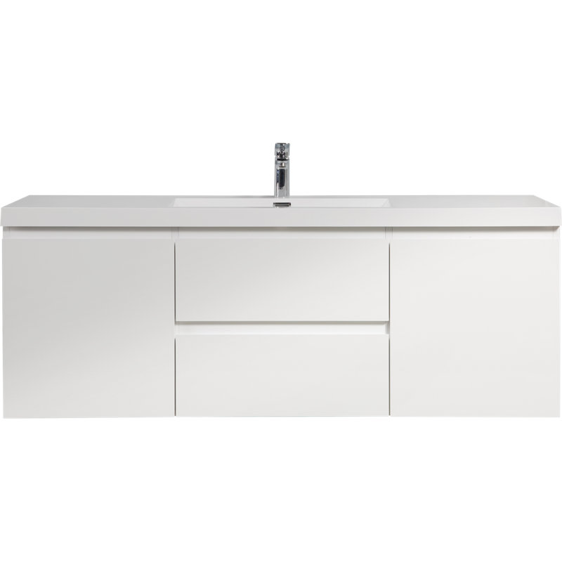 Meuble-lavabo flottant avec lavabo Amma