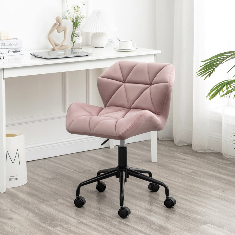 Chaise de bureau pivotante et capitonnée